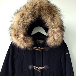 Khujo Navy Blue Winter jacket, size: Small